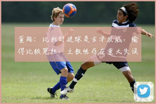 董路:比利时进球是玄学发威,输得比较冤枉,主教练存在重大失误